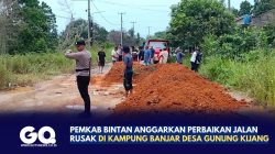 Pemkab Bintan Anggarkan Perbaikan Jalan Rusak di Kampung Banjar Desa Gunung Kijang