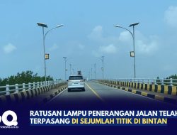 Ratusan Lampu Penerangan Jalan Telah Terpasang di Sejumlah Titik di Bintan