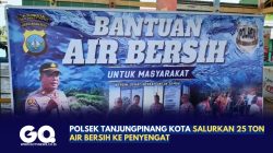 Polsek Tanjungpinang Kota Salurkan 25 Ton Air Bersih ke Penyengat