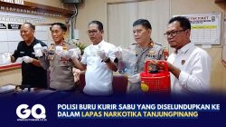 Polisi Buru Kurir Sabu yang Diselundupkan ke Dalam Lapas Narkotika Tanjungpinang