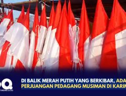Di Balik Merah Putih yang Berkibar, Ada Perjuangan Pedagang Musiman di Karimun