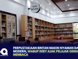 Perpustakaan Bintan Makin Nyaman dan Modern, Wabup Deby Ajak Pelajar Gemar Membaca