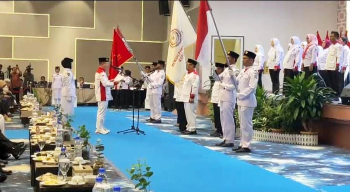JAM-Intel Kejagung RI Kukuhkan Pengurus ABPEDNAS dan Srikandi Jaga Desa se-Kepri.