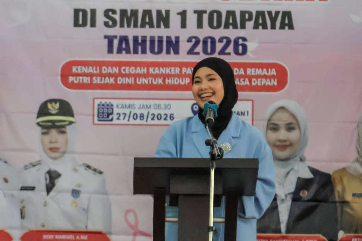Ketua Yayasan Kanker Indonesia (YKI) Kabupaten Bintan, Hafizha Rahmadhani.