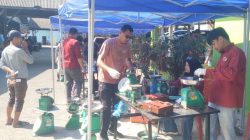 Pastikan Takaran Sesuai, Disdagin Tanjungpinang Tera Ulang Timbangan Pedagang di Bintan Center.