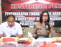Periode Juli-Agustus 2026, Polda Kepri Ungkap 6 Kasus Narkotika dan 11 Tersangka Diamankan