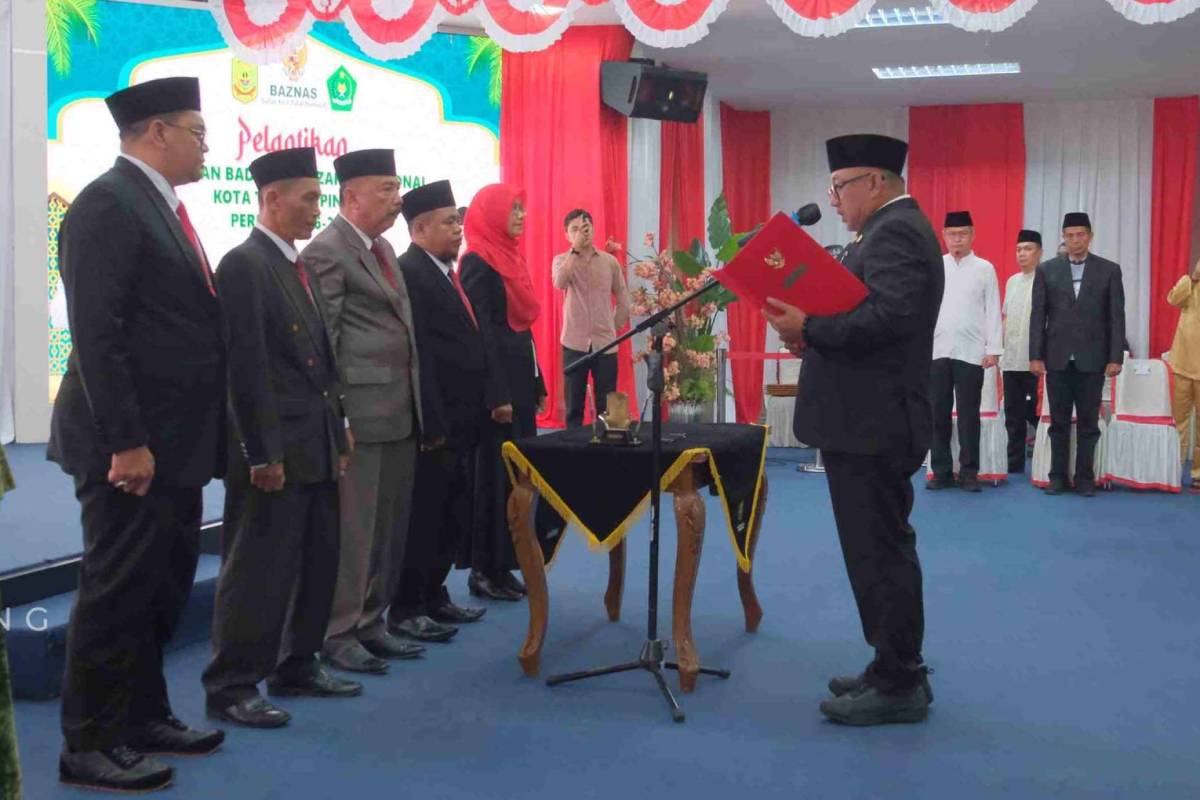 Pimpinan BAZNAS Periode 2026–2031 Dilantik, Wako Lis Minta Fokus Tingkatkan Kemandirian Mustahik.