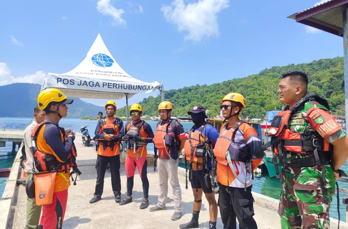 SAR Natuna Kerahkan Tim Gabungan Cari KM Samudra Jaya yang Hilang Kontak di Perairan Anambas.