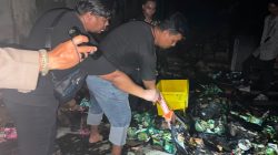 Polisi Sebut Kebakaran Alfamart Tanjung Uban Diduga Akibat Korsleting Listrik