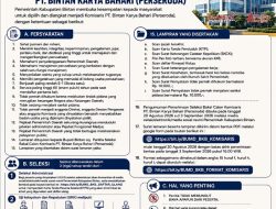 Seleksi Komisaris dan Direktur BUMD PT Bintan Karya Bahari Diperpanjang hingga Awal September