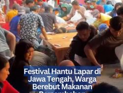 Festival Hantu Lapar di Jawa Tengah, Warga Berebut Makanan Persembahan