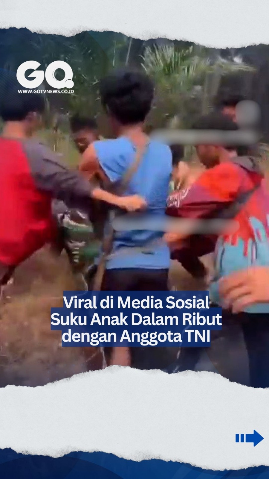 Viral di Media Sosial Suku Anak Dalam Ribut dengan Anggota TNI.