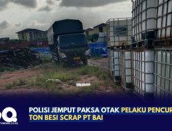 Polisi Jemput Paksa Otak Pelaku Pencurian 49 Ton Besi Scrap PT BAI