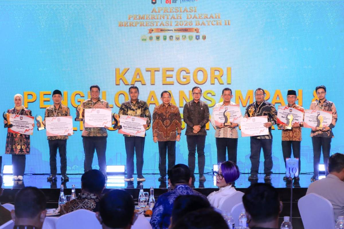Ajang Pemerintah Daerah Berprestasi dari Kemendagri RI, Bintan Raih 2 Penghargaan Sekaligus.