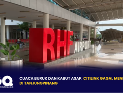 Cuaca Buruk dan Kabut Asap, Citilink Gagal Mendarat di Tanjungpinang