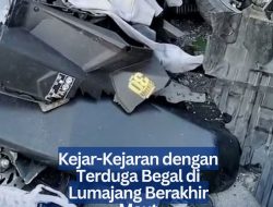 Kejar-Kejaran dengan Terduga Begal di Lumajang Berakhir Maut