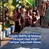 Kepala SMPN 18 Malang Dicopot Usai Viral Tampar Sejumlah Siswa