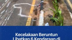 Kecelakaan Beruntun Libatkan 6 Kendaraan di Tanjungpinang, Satu Meninggal Dunia