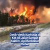 Detik-detik Karhutla di KM 45 Jalur Sampit Kaltim, Api Berkobar Hebat