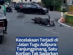 Kecelakaan Terjadi di Jalan Tugu Adipura Tanjungpinang, Satu Korban Tak Sadarkan Diri