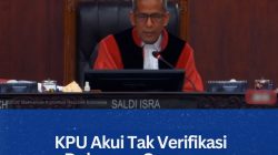 KPU Akui Tak Verifikasi Dokumen Cawapres Gibran