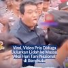 Viral, Video Pria Diduga Julurkan Lidah ke Massa Aksi Hari Tani Nasional di Bengkulu