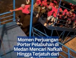 Momen Perjuangan Porter Pelabuhan di Medan Mencari Nafkah Hingga Terjatuh dari Tangga