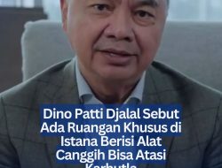 Dino Patti Djalal Sebut Ada Ruangan Khusus di Istana Berisi Alat Canggih, Bisa Atasi Karhutla