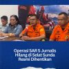 Operasi SAR 5 Jurnalis Hilang di Selat Sunda Resmi Dihentikan