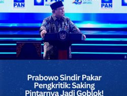 Prabowo Sindir Pakar Pengkritik: Saking Pintarnya Jadi Goblok!