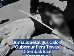 Jurnalis Sekaligus Calon Gubernur Peru Tewas Ditembak Saat Kampanye