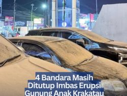 4 Bandara Masih Ditutup Imbas Erupsi Gunung Anak Krakatau