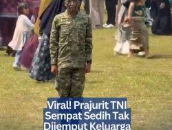 Viral! Prajurit TNI Sempat Sedih Tak Dijemput Keluarga