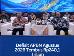 Defisit APBN Agustus 2026 Tembus Rp240,1 Triliun
