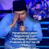 Penampilan Lebah Begantong Curi Perhatian Presiden Prabowo di HUT ke-28 PAN