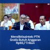 Mendiktisaintek: PTN Gratis Butuh Anggaran Rp93,7 Triliun