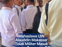 Mahasiswa UIN Alauddin Makassar Tolak Militer Masuk Kampus Terancam DO