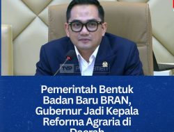 Pemerintah Bentuk Badan Baru BRAN, Gubernur Jadi Kepala Reforma Agraria di Daerah