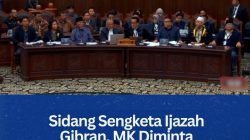 Sidang Sengketa Ijazah Gibran, MK Diminta Diskualifikasi Pencalonan Gibran