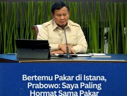 Bertemu Pakar di Istana, Prabowo: Saya Paling Hormat Sama Pakar