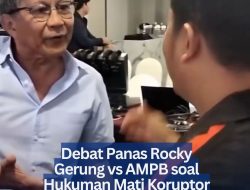 Debat Panas Rocky Gerung vs AMPB soal Hukuman Mati Koruptor