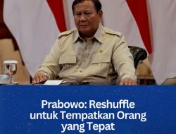 Prabowo: Reshuffle untuk Tempatkan Orang yang Tepat