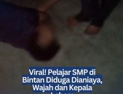 Viral! Pelajar SMP di Bintan Diduga Dianiaya, Wajah dan Kepala Lebam
