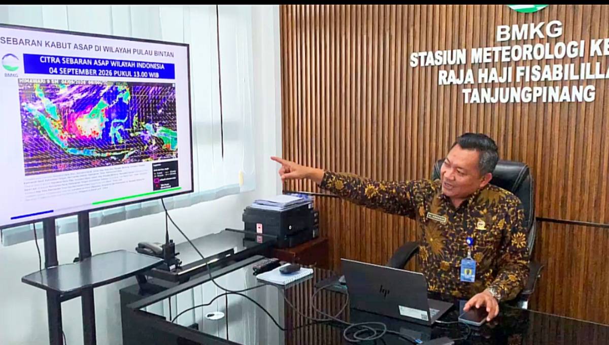 BMKG Prakirakan Hujan Mulai Guyur Tanjungpinang dan Bintan Minggu Besok.