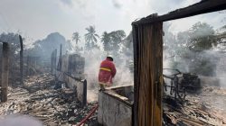 Diduga Anak Bermain Korek Api, Rumah dan Warung Sembako di Bintan Terbakar