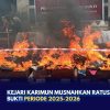 Kejari Karimun Musnahkan Ratusan Barang Bukti Periode 2025-2026
