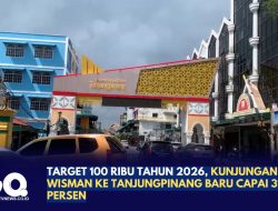 Target 100 Ribu Tahun 2026, Kunjungan Wisman ke Tanjungpinang Baru Capai 31 Persen