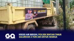 Krisis Air Bersih, Polsek Bintan Timur Salurkan 3 Ton Air untuk Warga