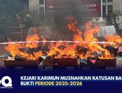 Kejari Karimun Musnahkan Ratusan Barang Bukti Periode 2025-2026