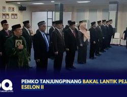 Pemko Tanjungpinang Bakal Lantik Pejabat Eselon II